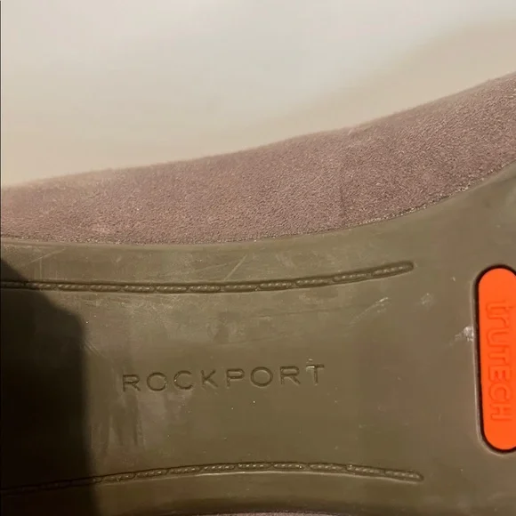 ROCKPORT Taupe suede/nubuck Novalie ankle strap pump. Comfort brand! Size 10 - Picture 8 of 8
